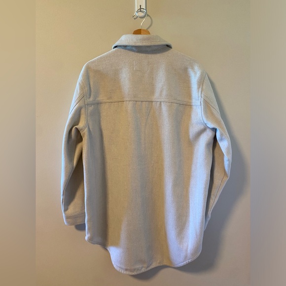 Old Navy Soft Brushed Utility Jackets in Oatmeal - Picture 4 of 4